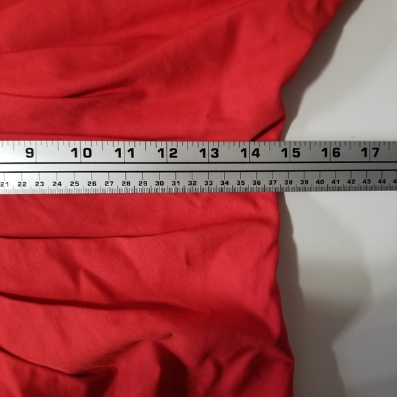 Joseph Ribkoff Orange Ruched Jacket Size 8 - Picture 8 of 11